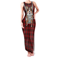 Front Carrier Dog Pembroke Welsh Corgi Christmas Family Matching Tank Maxi Dress and Hawaiian Shirt Xmas Holiday Patterns - Wonder Print Shop