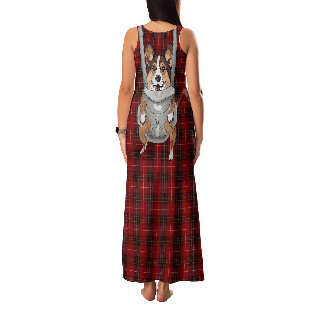 Front Carrier Dog Pembroke Welsh Corgi Christmas Family Matching Tank Maxi Dress and Hawaiian Shirt Xmas Holiday Patterns - Wonder Print Shop