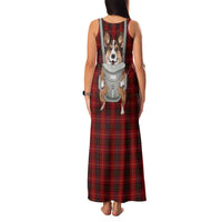 Front Carrier Dog Pembroke Welsh Corgi Christmas Family Matching Tank Maxi Dress and Hawaiian Shirt Xmas Holiday Patterns - Wonder Print Shop