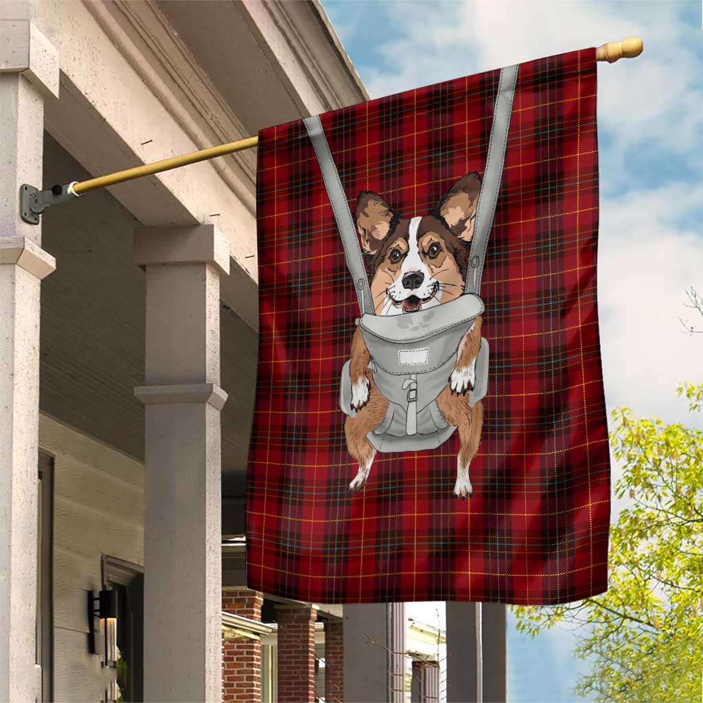 Front Carrier Dog Pembroke Welsh Corgi Christmas Garden Flag Xmas Holiday Patterns - Wonder Print Shop