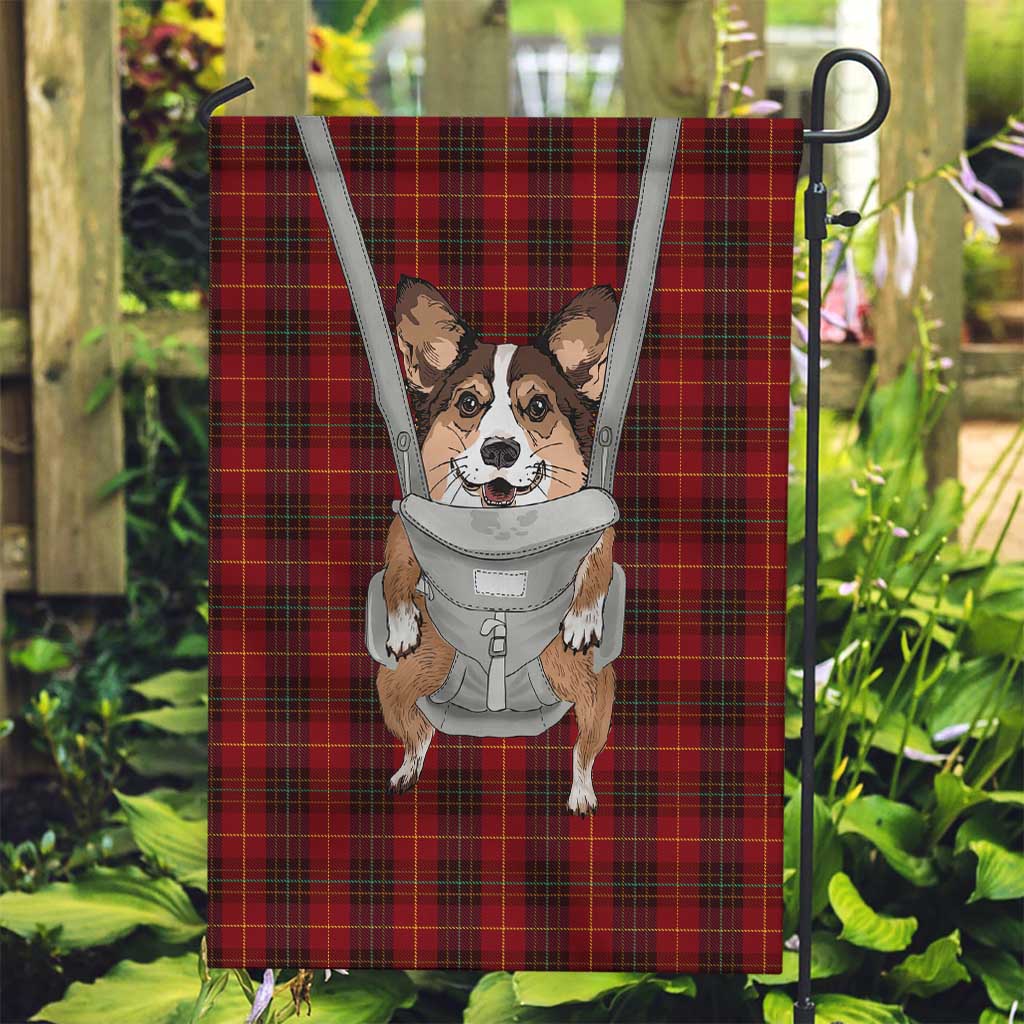 Front Carrier Dog Pembroke Welsh Corgi Christmas Garden Flag Xmas Holiday Patterns - Wonder Print Shop
