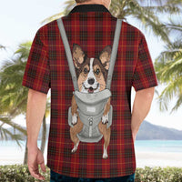 Front Carrier Dog Pembroke Welsh Corgi Christmas Hawaiian Shirt Xmas Holiday Patterns - Wonder Print Shop