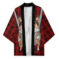 Front Carrier Dog Pembroke Welsh Corgi Christmas Kimono Xmas Holiday Patterns - Wonder Print Shop