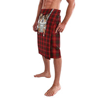 Front Carrier Dog Pembroke Welsh Corgi Christmas Lavalava Xmas Holiday Patterns - Wonder Print Shop