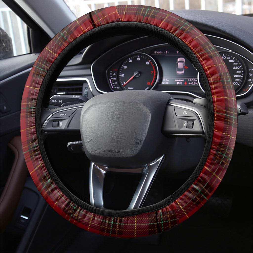 Front Carrier Dog Pembroke Welsh Corgi Christmas Steering Wheel Cover Xmas Holiday Patterns - Wonder Print Shop