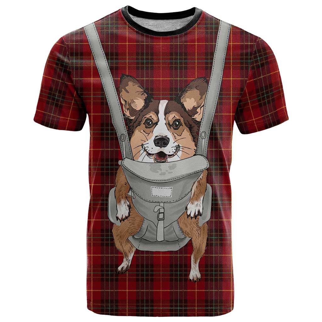 Front Carrier Dog Pembroke Welsh Corgi Christmas T Shirt Xmas Holiday Patterns - Wonder Print Shop
