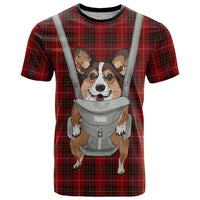 Front Carrier Dog Pembroke Welsh Corgi Christmas T Shirt Xmas Holiday Patterns - Wonder Print Shop