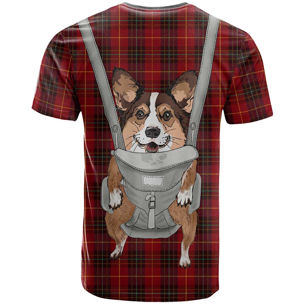 Front Carrier Dog Pembroke Welsh Corgi Christmas T Shirt Xmas Holiday Patterns - Wonder Print Shop