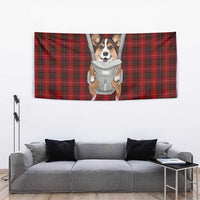Front Carrier Dog Pembroke Welsh Corgi Christmas Tapestry Xmas Holiday Patterns - Wonder Print Shop