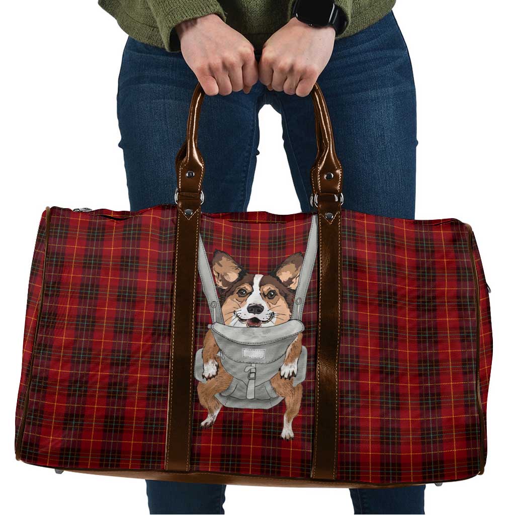 Front Carrier Dog Pembroke Welsh Corgi Christmas Travel Bag Xmas Holiday Patterns - Wonder Print Shop