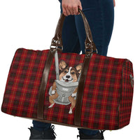 Front Carrier Dog Pembroke Welsh Corgi Christmas Travel Bag Xmas Holiday Patterns - Wonder Print Shop