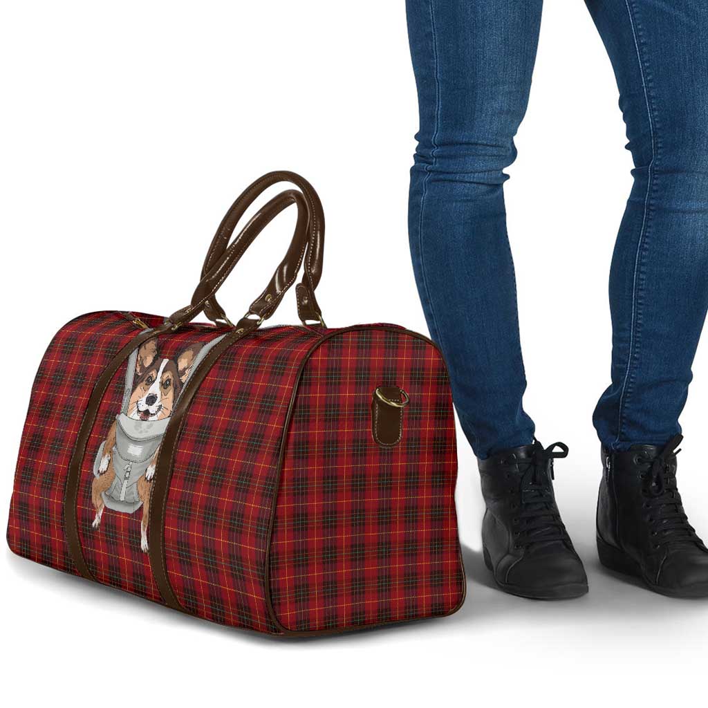 Front Carrier Dog Pembroke Welsh Corgi Christmas Travel Bag Xmas Holiday Patterns - Wonder Print Shop