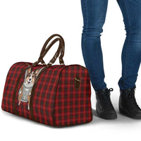 Front Carrier Dog Pembroke Welsh Corgi Christmas Travel Bag Xmas Holiday Patterns - Wonder Print Shop