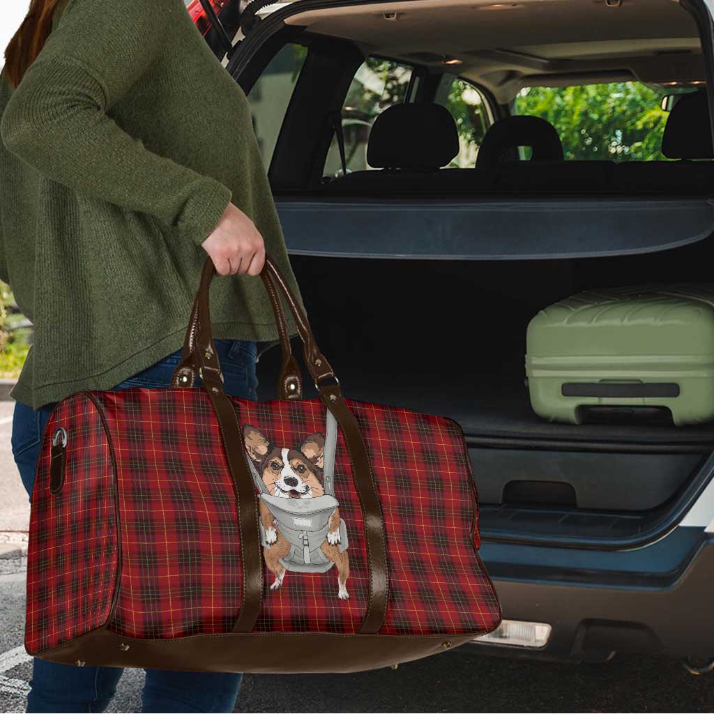 Front Carrier Dog Pembroke Welsh Corgi Christmas Travel Bag Xmas Holiday Patterns - Wonder Print Shop