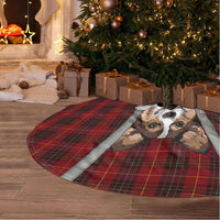 Front Carrier Dog Pembroke Welsh Corgi Christmas Tree Skirt Xmas Holiday Patterns - Wonder Print Shop
