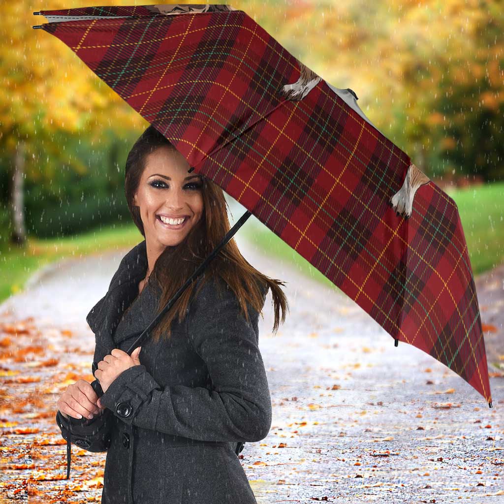 Front Carrier Dog Pembroke Welsh Corgi Christmas Umbrella Xmas Holiday Patterns - Wonder Print Shop