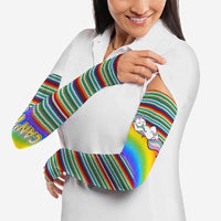 Funny Unicorn Sometimes When I Close My Eyes Christmas Arm Sleeves Xmas Holiday Patterns - Wonder Print Shop