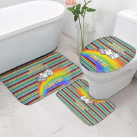 Funny Unicorn Sometimes When I Close My Eyes Christmas Bathroom Set Xmas Holiday Patterns - Wonder Print Shop