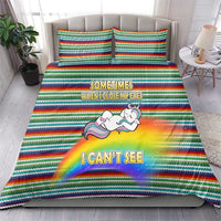 Funny Unicorn Sometimes When I Close My Eyes Christmas Bedding Set Xmas Holiday Patterns - Wonder Print Shop