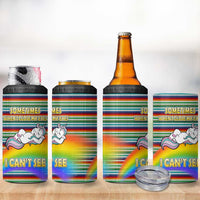 Funny Unicorn Sometimes When I Close My Eyes Christmas 4 in 1 Can Cooler Tumbler Xmas Holiday Patterns - Wonder Print Shop