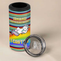 Funny Unicorn Sometimes When I Close My Eyes Christmas 4 in 1 Can Cooler Tumbler Xmas Holiday Patterns - Wonder Print Shop