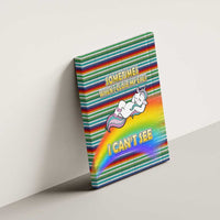 Funny Unicorn Sometimes When I Close My Eyes Christmas Canvas Wall Art Xmas Holiday Patterns - Wonder Print Shop