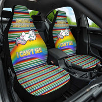 Funny Unicorn Sometimes When I Close My Eyes Christmas Car Seat Cover Xmas Holiday Patterns - Wonder Print Shop