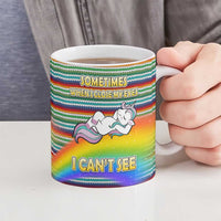Funny Unicorn Sometimes When I Close My Eyes Christmas Ceramic Mug Xmas Holiday Patterns - Wonder Print Shop
