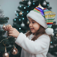 Funny Unicorn Sometimes When I Close My Eyes Christmas Santa Hat Xmas Holiday Patterns - Wonder Print Shop