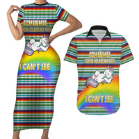 Funny Unicorn Sometimes When I Close My Eyes Christmas Couples Matching Short Sleeve Bodycon Dress and Hawaiian Shirt Xmas Holiday Patterns - Wonder Print Shop
