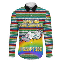 Funny Unicorn Sometimes When I Close My Eyes Christmas Family Matching Long Sleeve Bodycon Dress and Hawaiian Shirt Xmas Holiday Patterns - Wonder Print Shop