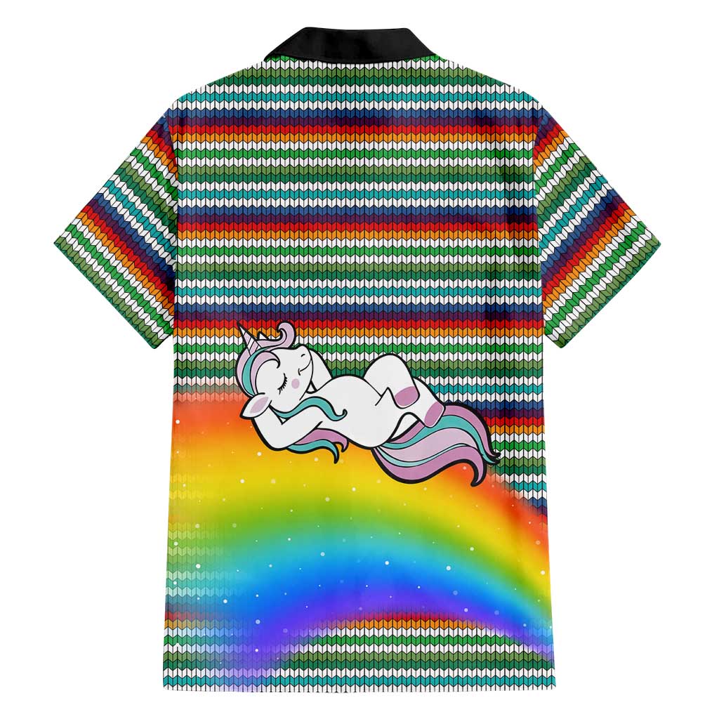 Funny Unicorn Sometimes When I Close My Eyes Christmas Family Matching Off Shoulder Maxi Dress and Hawaiian Shirt Xmas Holiday Patterns - Wonder Print Shop
