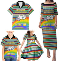 Funny Unicorn Sometimes When I Close My Eyes Christmas Family Matching Puletasi and Hawaiian Shirt Xmas Holiday Patterns - Wonder Print Shop
