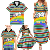 Funny Unicorn Sometimes When I Close My Eyes Christmas Family Matching Summer Maxi Dress and Hawaiian Shirt Xmas Holiday Patterns - Wonder Print Shop