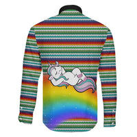 Funny Unicorn Sometimes When I Close My Eyes Christmas Family Matching Summer Maxi Dress and Hawaiian Shirt Xmas Holiday Patterns - Wonder Print Shop