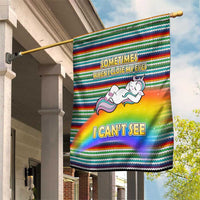 Funny Unicorn Sometimes When I Close My Eyes Christmas Garden Flag Xmas Holiday Patterns - Wonder Print Shop