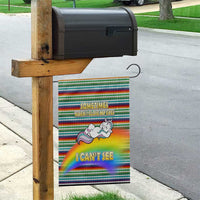 Funny Unicorn Sometimes When I Close My Eyes Christmas Garden Flag Xmas Holiday Patterns - Wonder Print Shop