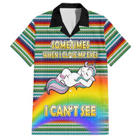 Funny Unicorn Sometimes When I Close My Eyes Christmas Hawaiian Shirt Xmas Holiday Patterns - Wonder Print Shop