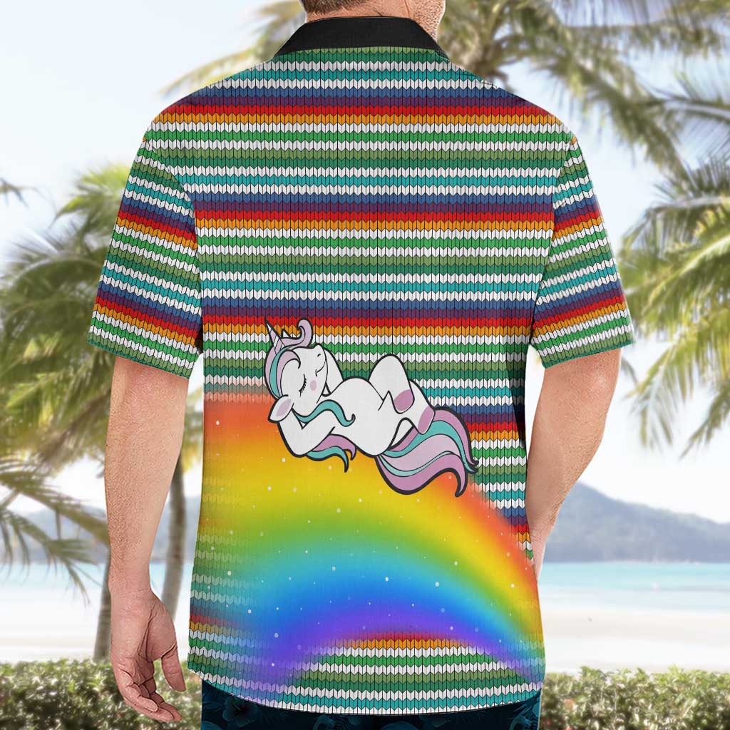 Funny Unicorn Sometimes When I Close My Eyes Christmas Hawaiian Shirt Xmas Holiday Patterns - Wonder Print Shop