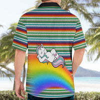 Funny Unicorn Sometimes When I Close My Eyes Christmas Hawaiian Shirt Xmas Holiday Patterns - Wonder Print Shop