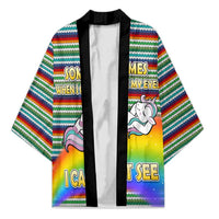 Funny Unicorn Sometimes When I Close My Eyes Christmas Kimono Xmas Holiday Patterns - Wonder Print Shop
