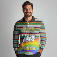 Funny Unicorn Sometimes When I Close My Eyes Christmas Long Sleeve Polo Shirt Xmas Holiday Patterns - Wonder Print Shop