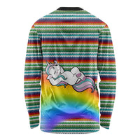 Funny Unicorn Sometimes When I Close My Eyes Christmas Long Sleeve Shirt Xmas Holiday Patterns - Wonder Print Shop