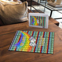 Funny Unicorn Sometimes When I Close My Eyes Christmas Puzzle Xmas Holiday Patterns - Wonder Print Shop