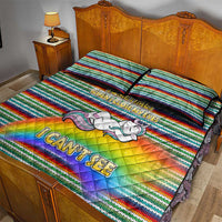 Funny Unicorn Sometimes When I Close My Eyes Christmas Quilt Bed Set Xmas Holiday Patterns - Wonder Print Shop