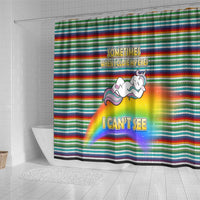 Funny Unicorn Sometimes When I Close My Eyes Christmas Shower Curtain Xmas Holiday Patterns - Wonder Print Shop
