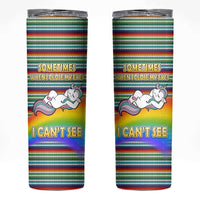 Funny Unicorn Sometimes When I Close My Eyes Christmas Skinny Tumbler Xmas Holiday Patterns - Wonder Print Shop