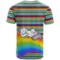 Funny Unicorn Sometimes When I Close My Eyes Christmas T Shirt Xmas Holiday Patterns - Wonder Print Shop