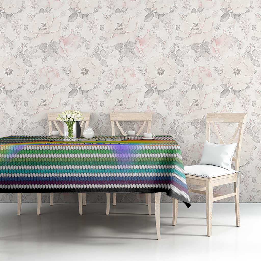 Funny Unicorn Sometimes When I Close My Eyes Christmas Tablecloth Xmas Holiday Patterns - Wonder Print Shop