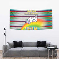 Funny Unicorn Sometimes When I Close My Eyes Christmas Tapestry Xmas Holiday Patterns - Wonder Print Shop